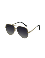 Load image into Gallery viewer, Modern Aviator - Gold/Black - MACULAR ADVENTURE CO.
