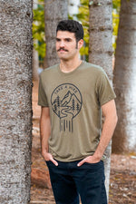 Load image into Gallery viewer, Take a Hike - Triblend T-shirt - MACULAR ADVENTURE CO.
