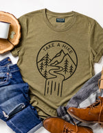 Load image into Gallery viewer, Take a Hike - Triblend T-shirt - MACULAR ADVENTURE CO.
