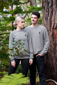 Tree Raglan Sweatshirt Triblend - MACULAR ADVENTURE CO.