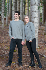 Load image into Gallery viewer, Tree Raglan Sweatshirt Triblend - MACULAR ADVENTURE CO.
