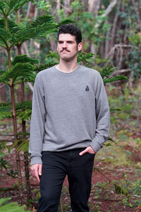 Tree Raglan Sweatshirt Triblend - MACULAR ADVENTURE CO.