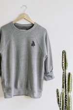 Load image into Gallery viewer, Tree Raglan Sweatshirt Triblend - MACULAR ADVENTURE CO.
