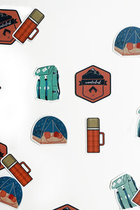 Wanderlust Sticker Pack - MACULAR ADVENTURE CO.